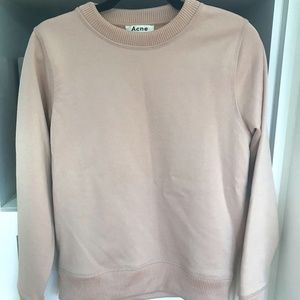 Acne Studios Sweatshirt Dusty Pink XS